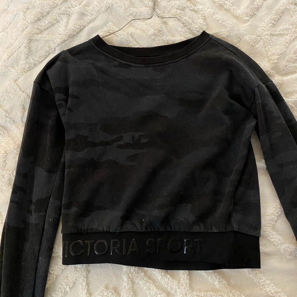 Victoria secret camo crewneck
